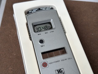 Elektronische Stopwatch op zonne-energie Tag Heuer, Solar, Grijs